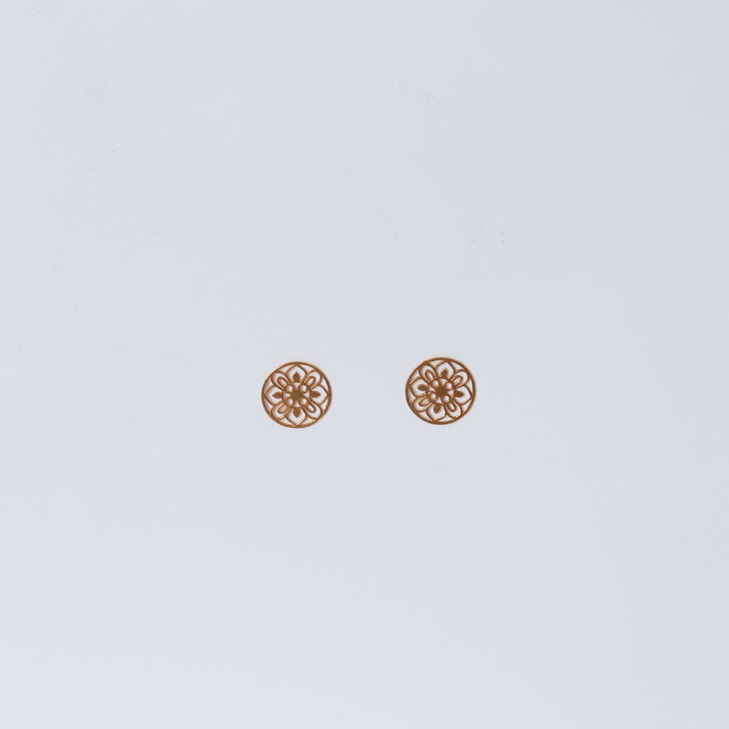 Oxidised Silver Drop Earrings