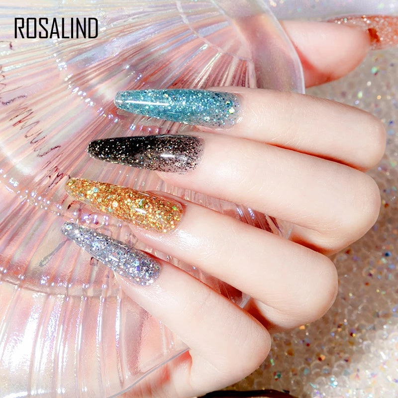 Glitter Poly Nail Gel Extension