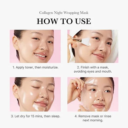 Medicube Collagen Overnight Peel-Off Facial Mask – Pack of 1